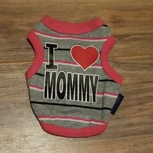 NWOT I ❤ MOMMY Pet Tees